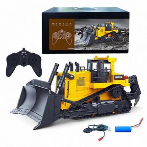 1:16 11 Channels Remote Control <strong>Bulldozer</strong> Huina 1554 Heavy Duty <strong>Bulldozer</strong> Kids <strong>R</strong>/<strong>c</strong> Engineering Car Christmas Gift - Product Image 3