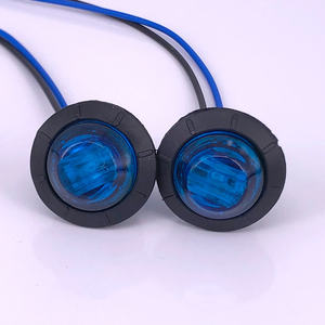 Feu latéral de camion ambre bleu vert orange blanc 12v 2835 3 LED en matériau PC 100lm, lampe de marquage, indicateur - Product Image 2