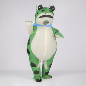 卸売 ハロウィン ポリエステル製 オリジナルデザイン 大人用 カエル マスコット 空気注入式 コスチューム - Product Image 5