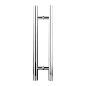 ราวจับขนาดใหญ่ สแตนเลส ดีไซน์แบบฟาร์มเฮาส์ ขัดเงาแบบกระจกสีเงิน ราวบันไดนิรภัยสำหรับโครงการวิลล่า - Product Image 1