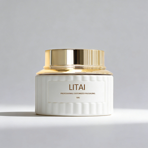 Vente en gros de pots et flacons en verre ronds vides de 30g, 50g, 100g pour crème, soin de la peau, crème exfoliante, <span class=keywords><strong>beurre</strong></span> corporel - Product Image 4