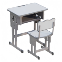 Offre Spéciale : Ensemble Bureau et Chaise Scolaire Réglable pour Enfants – Idéal pour l'Étude à Domicile et en Classe
