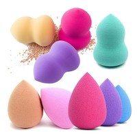 Bouffée de poudre De Maquillage Éponges De Beauté Mélangeur Tourne Plus