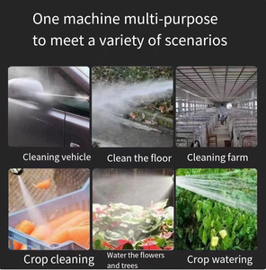Pistolet à eau haute pression portable avec batterie et accessoires pour le lavage de voitures et la lutte contre les incendies - Product Image 5