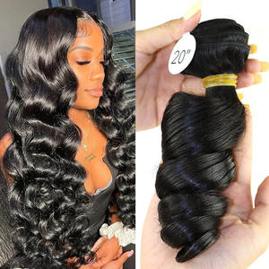 มัดผมมนุษย์ลอนหลวมเกรด12A อินเดีย - Product Image 6