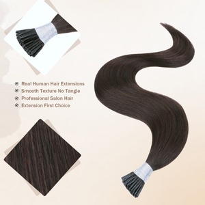Extensiones de Cabello con Queratina Brasileña Pre-Adheridas FH de 100g # Extensiones de Cabello Ruso con Punta I, Doble Trama y Cutícula Alineada - Product Image 4