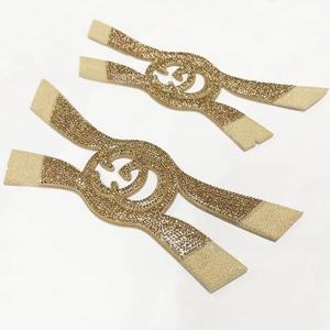 Sandalias de cuero genuino de moda para mujer, varios estilos con accesorios de diamantes de imitación agrandados, parte superior de zapatos - Product Image 4