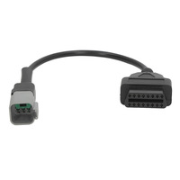 Cable de diagnóstico de 6 pines a 16 pines para CAN AM MOTO ATV UTV OBD