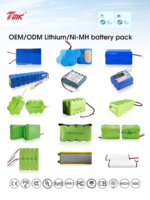 Batterie AAA rechargeable NIMH 1.2V pour l'électronique grand public et les jouets 600 700 800 850mah avec sangles/onglets en nickel