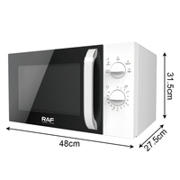 RAF Classic, Lancement Produit, Four à Micro-Ondes Numérique Compact Électrique de Cuisine 23L Grand Format avec Son Activé/Désactivé pour Usage Domestique
