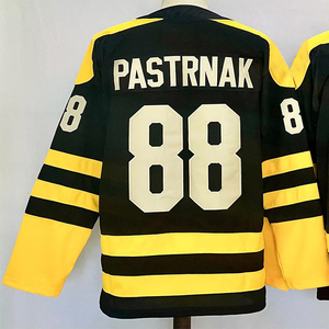 Camisetas de Hockey Cosidas para Hombre 18 Pavel Zacha 88 David Pastrnak 63 Brad Marchand 1 Jeremy Swayman 73 <span class=keywords><strong>Charlie</strong></span> McAvoy - Product Image 6