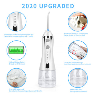 H2ofperte meilleure vente <span class=keywords><strong>hydropulseur</strong></span> <span class=keywords><strong>dentaire</strong></span> Rechargeable avec 5 Modes irrigateur oral jet d'eau <span class=keywords><strong>dentaire</strong></span> portable - Product Image 2