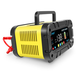 เครื่องชาร์จแบตเตอรี่อัจฉริยะอเนกประสงค์20A 12V 24V สำหรับตะกั่วกรด Lifepo4แบตเตอรี่เจล EFB เครื่องชาร์จแบตเตอรี่พลังงานสูงหน้าจอสี - Product Image 2