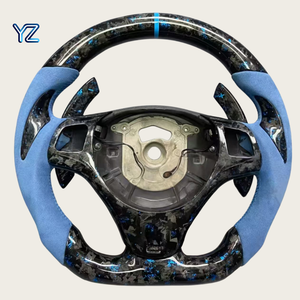 Volant sport en fibre de carbone forgée YZ pour <span class=keywords><strong>BMW</strong></span> 120i 125i 130i 135i <span class=keywords><strong>118d</strong></span> 120d 125d M135 M135i M140i M140 F21 F40 <span class=keywords><strong>E87</strong></span> E81 E82 - Product Image 3