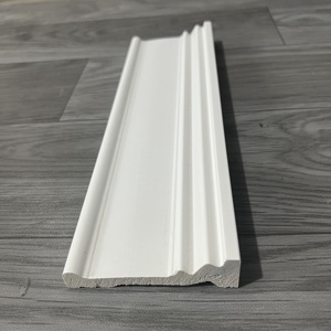Plinthe blanche en plastique de haute qualité en <span class=keywords><strong>polystyrène</strong></span> PS EPS Moulure et panneau et couronne de <span class=keywords><strong>corniche</strong></span> en mousse de PVC - Product Image 3