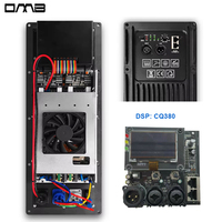 Module d'amplificateur de puissance en métal de classe D PFA3K4+CQ390 à 3 canaux 1000 Watts pour subwoofer avec contrôle de gain en phase de production