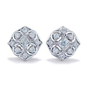 Boucles d'oreilles clous modernes en diamant de laboratoire pour femme, taille brillant rond, en argent sterling 925, bijoux fins de qualité supérieure, cadeau - Product Image 1