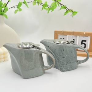 Tetera de Cerámica Hecha a Mano con Filtro, Tetera de Cerámica con Infusor, Juego de Café y Té, Cafetera de Cerámica de 700 ml, Juego de Té Árabe - Product Image 6