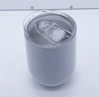 Tasse à œufs en acier inoxydable 304 de 12 oz, isolée sous vide, personnalisable par transfert thermique, pour boissons froides, bière, vin, sublimation