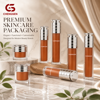 Ensemble de contenants cosmétiques vides sans air pour soins de la peau, flacon pompe de luxe 30g 50g 100ml, bouteille sous vide en acrylique 30ml 50ml 120ml
