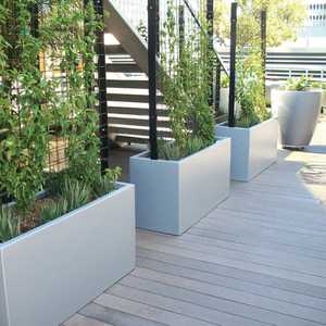 Nuovi Vasi per Fiori in Vetroresina di Grande Dimensione per Esterni, Fioriere Rettangolari per Interni/Esterni per Casa, Strada, <span class=keywords><strong>Balcone</strong></span> e Spazi di Giardinaggio - Product Image 5