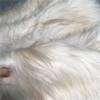 Coussin en peau de mouton entière, laine européenne