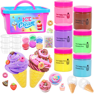 Kit de Slime Educativo Hecho a Mano en Oferta, Arcilla y Plastilina Neutra para Hacer Helados, Material Suave y Ecológico - Product Image 1