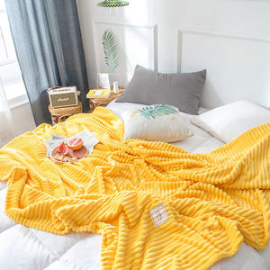 Manta al por mayor del verano de la piel del paño grueso y suave de la siesta del aire acondicionado de Manta - Product Image 6