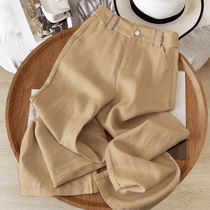 <span class=keywords><strong>Pantalon</strong></span> <span class=keywords><strong>Femme</strong></span> Ample Décontracté <span class=keywords><strong>Taille</strong></span> Haute Polyvalent Rétro Nouvelle Collection Automne 2026 – Vente en Gros pour Boutiques - Product Image 5