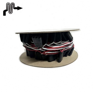 듀얼 컬러 3 LED 이중 클리어런스 마커 라이트 스테인레스 스틸 베젤 페니 조명 용 암 커넥터가있는 3 핀 플러그 와이어 - Product Image 5