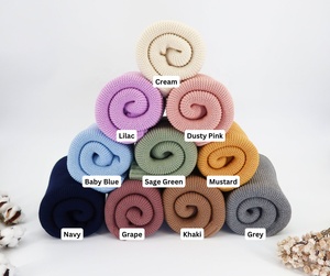 Couverture pour bébé en tricot <span class=keywords><strong>personnalisé</strong></span> avec nom, en coton de bambou biologique 100%, pour garçons et filles - Product Image 6