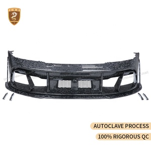 Kit carrosserie large en carbone sec style MSY pour <span class=keywords><strong>Porsche</strong></span> <span class=keywords><strong>911</strong></span> 992.1 TurboS 2019-2024 : pare-chocs avant, capot, aileron arrière, ailes, prises d'air - Product Image 5