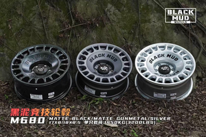 Mâm xe hơi thiết kế mới màu đen M680 17 18 inch 6*139.7 đúc tạo hình dòng chảy, chịu tải 3200LBS, dành cho địa hình - Product Image 4