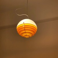 JYLINGTING Lustre moderne d'ambiance orange coucher de soleil au design vintage pour décor de restaurant café bar