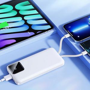 M-Queen 5V3A Custom Logo 20000mah Power Bank OEM Portable Emergency Battery Charger with LI-Polymer Battery Type - Product Image 2