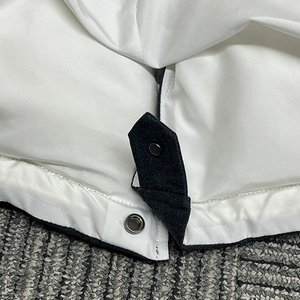 Veste <span class=keywords><strong>longue</strong></span> d'<span class=keywords><strong>hiver</strong></span> personnalisée pour femmes, veste en duvet d'oie de luxe pour femmes, capuche gris foncé pour moins 40 - Product Image 6