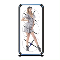 Kipas angin Led tampilan 3D Hologram Wifi ukuran besar 180cm untuk iklan 8 pisau baru