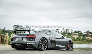 Alerón Trasero de Fibra de Carbono Seca Completa, Estilo 3K Twill Brillante para <span class=keywords><strong>Audi</strong></span> <span class=keywords><strong>R8</strong></span> - Product Image 5