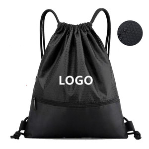 Biểu Tượng Tùy Chỉnh 6*8 Nylon Đầy Đủ Màu Sắc Dây Kéo Tote Túi Tái Chế Không Thấm Nước 210D Ba Lô Với Dây Kéo Túi Cho Quà Tặng Bao Bì - Product Image 1