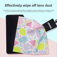 Chiffon de nettoyage pour lunettes en microfibre super absorbant, écologique, avec impression de logo personnalisé, lingettes portables, porte-clés pour lunettes
