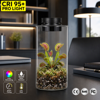Terrarium cylindrique étroit SHIZI pour plantes carnivores avec éclairage LED à CRI 95 élevé pour Venus Flytrap Moss Factory Vendor