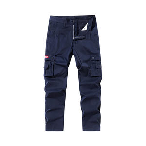 Nouveau <span class=keywords><strong>pantalon</strong></span> <span class=keywords><strong>cargo</strong></span> décontracté à jambe droite et multi-poches à mi-boutons en toile pour hommes, vêtements de plein air exclusivement pour <span class=keywords><strong>Amazon</strong></span> - Product Image 4