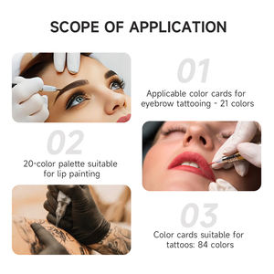 Service OEM Échantillon Gratuit Pigment de Maquillage Semi-<span class=keywords><strong>Permanent</strong></span> Biologique <span class=keywords><strong>Teinture</strong></span> et Encre pour Tatouage des Sourcils et des Lèvres Non Toxique à Base d'Eau 5L - Product Image 4