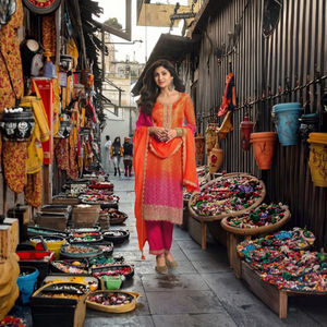 Nouvelle robe de fête Abaya pour femmes musulmanes en polyester à imprimé numérique, longueur régulière, 2024 - Product Image 2