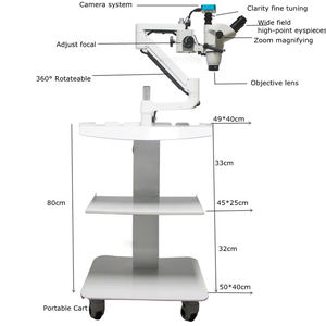 공장 판매 치과 단위 외과 실습 현미경 쌍안 스테레오 확대 치과 실험실 치과 수술 현미경 - Product Image 4