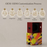 Boîte personnalisée réutilisable à double compartiment, résistante aux enfants, avec bouton poussoir CR, base pour art graffiti, découpe arquée pour affichage, emballage THC-A Rosin, OEM