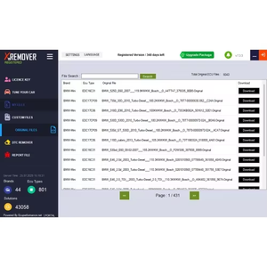 Software de Reprogramação de Chip AI XRemover 2026: Escolha Licença de 1/3/6 Meses, Limite de 5 Arquivos/Dia, Suporta Reprogramação de ECU Estágio 1 para a Maioria dos Carros - Product Image 4