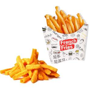 Boîtes <span class=keywords><strong>d</strong></span>'emballage pliables en papier de qualité alimentaire imprimées sur mesure pour les frites - Product Image 4