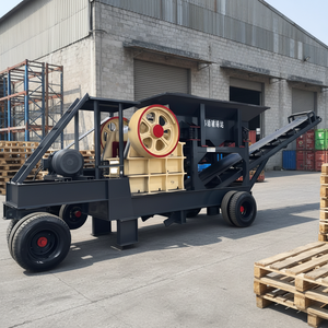 Concasseur à mâchoires portable, facile à utiliser, idéal pour le concassage de roches sur site dans les chantiers de construction et la maintenance routière. - Product Image 6