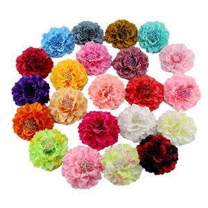 Pasador de Pelo para Fiesta en la Playa, <span class=keywords><strong>Accesorios</strong></span> para el Cabello, Flor de Peonía Otoñal, Pinza para el Cabello, Broche de Flor para Bailarina de <span class=keywords><strong>Flamenco</strong></span> (Azul) - Product Image 6